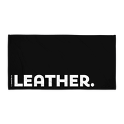 LEATHER BEACH TOWEL