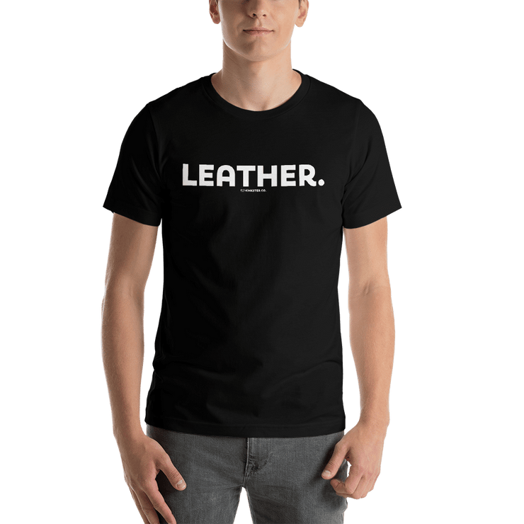 LEATHER TEE
