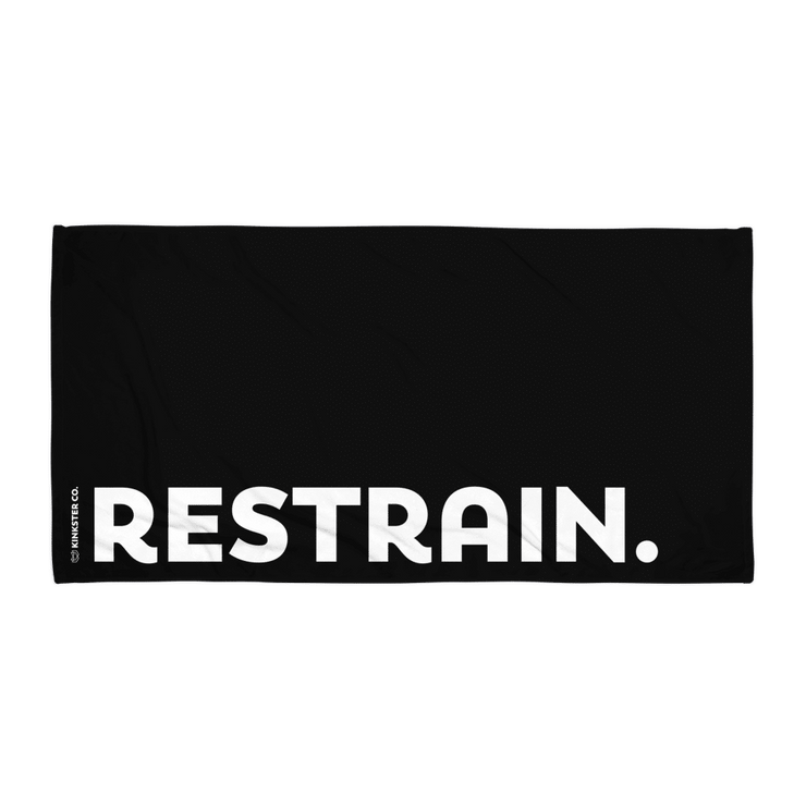 RESTRAIN BEACH TOWEL