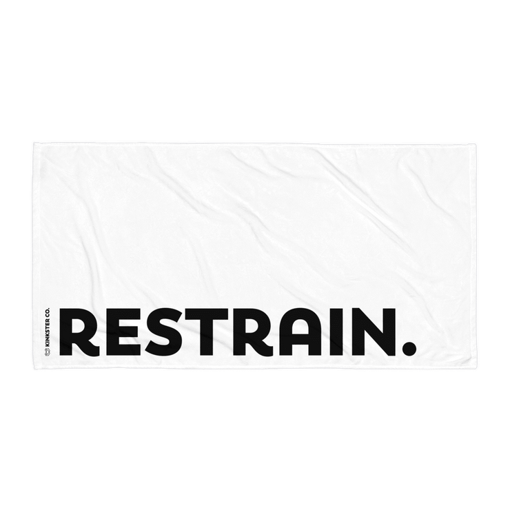 RESTRAIN BEACH TOWEL