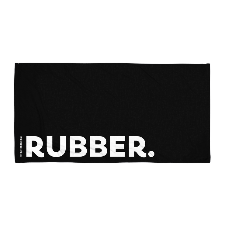RUBBER BEACH TOWEL