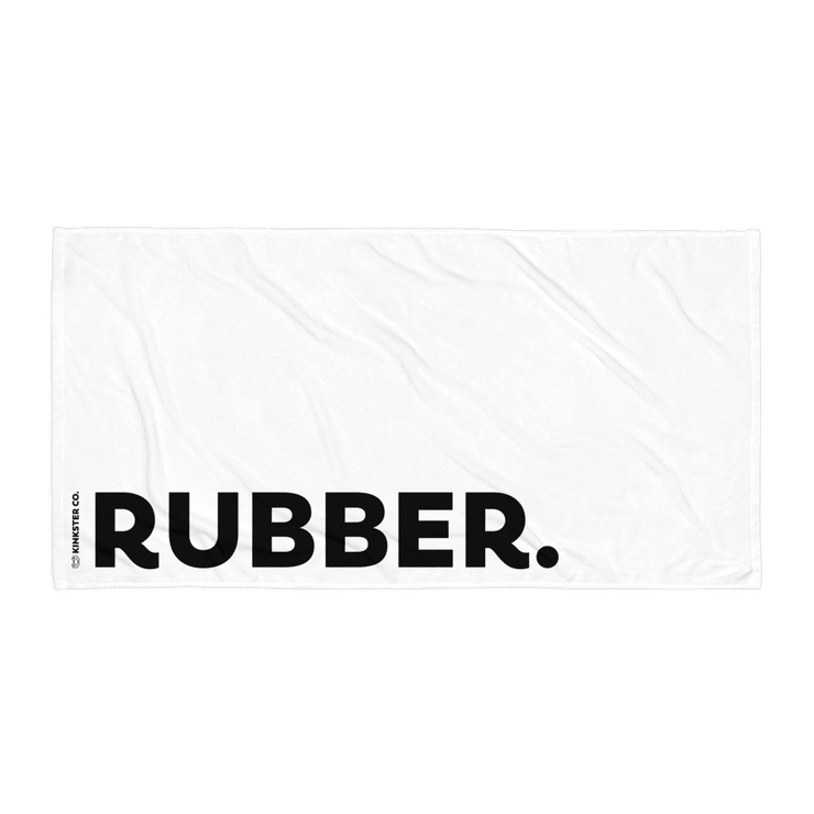 RUBBER BEACH TOWEL