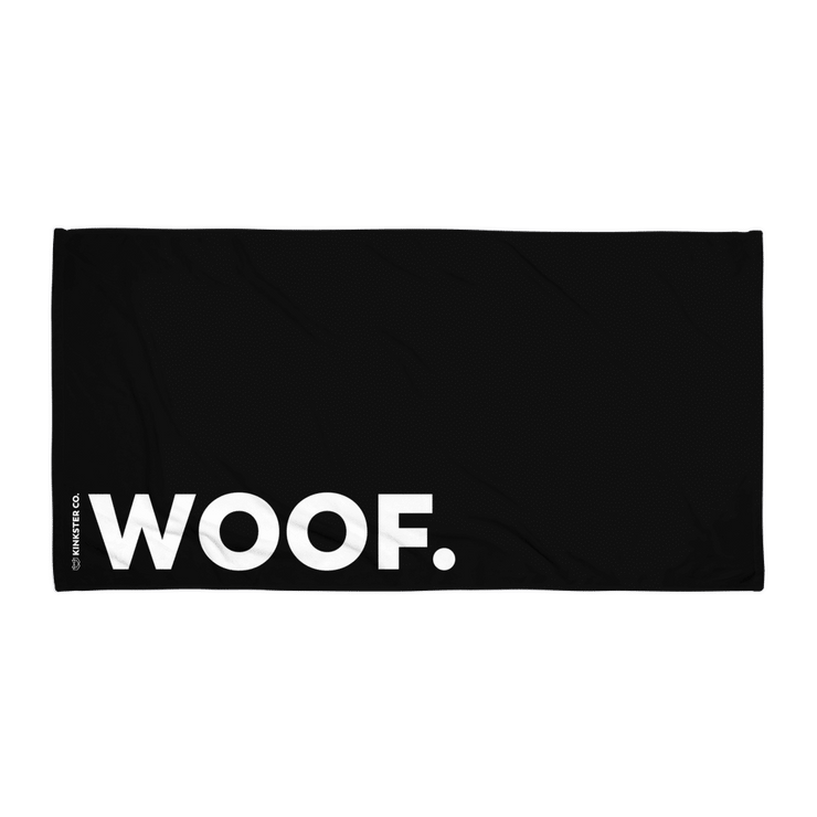 WOOF BEACH TOWEL